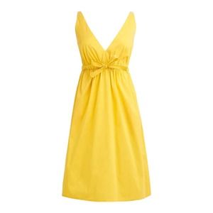 J crew Collection bow-front V-neck mini dress